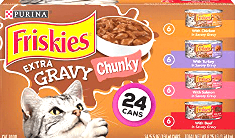 Friskies Extra Gravy Chunky Cat Food